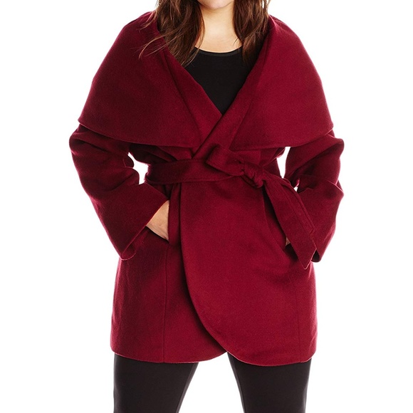 T Tahari Jackets & Blazers - Tahari Women's Plus-Size Marla Wool-Blend size 2x